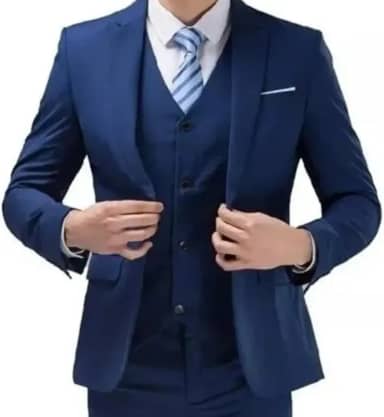 Terno Masculino Slim Premium - Paleto-Calça-Colete