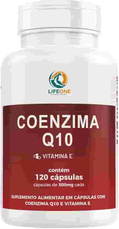 Life One Coenzima Q10 100mg, Vitamina E, 120 Cápsulas