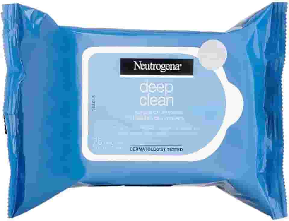 Lenços Demaquilantes Deep Clean, Neutrogena, 25 Unidades
