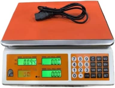 Balança Digital para Comércio– Resistente e Fácil de Manter(Balança Lustar Laranja 40kilos)