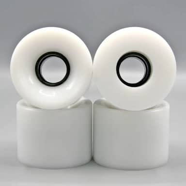 Rodas Longboard com rolamentos e espaçadores ABEC-9 78A, rodas de cruzador macias para skates, rodas de skate PU (pacote com 4)