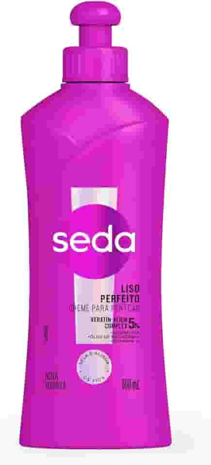 Creme Para Pentear Seda 300Ml Liso Perfeito Unit, SEDA, Branco