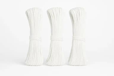 Kit 3 unidades de Corda para Varal Poliéster 20m cada Alta Resistência e Anti Mofo Minha Casa Buritis