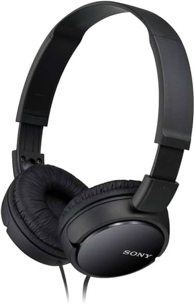 Sony MDR-ZX110 - Fone de Ouvido Dobrável, Preto