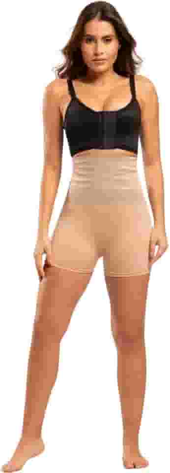 Short Modelador Feminino | Alta Compressão, Modela o Corpo, Afina a Cintura, Fitness e Casual | Conforto e Estilo para Academia e Dia a Dia