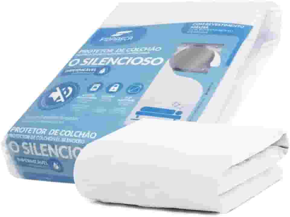 Fibrasca Protetor de Colchão Impermeável O SILENCIOSO – Casal 140 x 190 cm