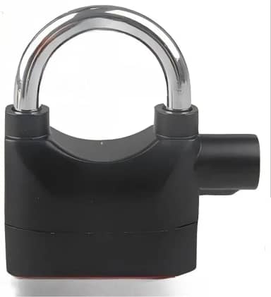 Cadeado Antifurto Com Alarme Sonoro Para Bicicleta Bike Motocicleta Mala(Curto,1)