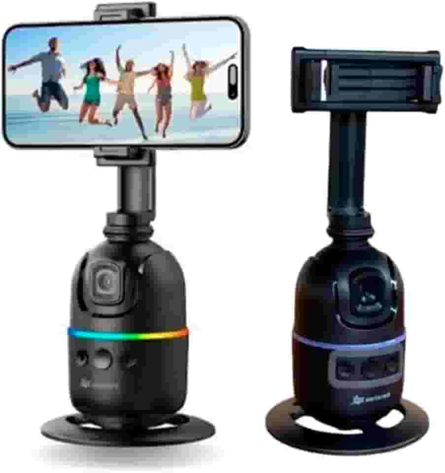 Estabilizador de Imagem para Celular, Rastreamento Facial 360°, Reconhecimento de Gestos, Bluetooth, Recarregável, 270g