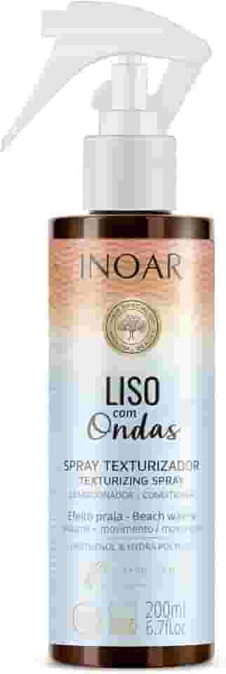 Inoar, Liso com Ondas Texturizador – Efeito Praia, Volume e Movimento com Pantenol D - 200ml