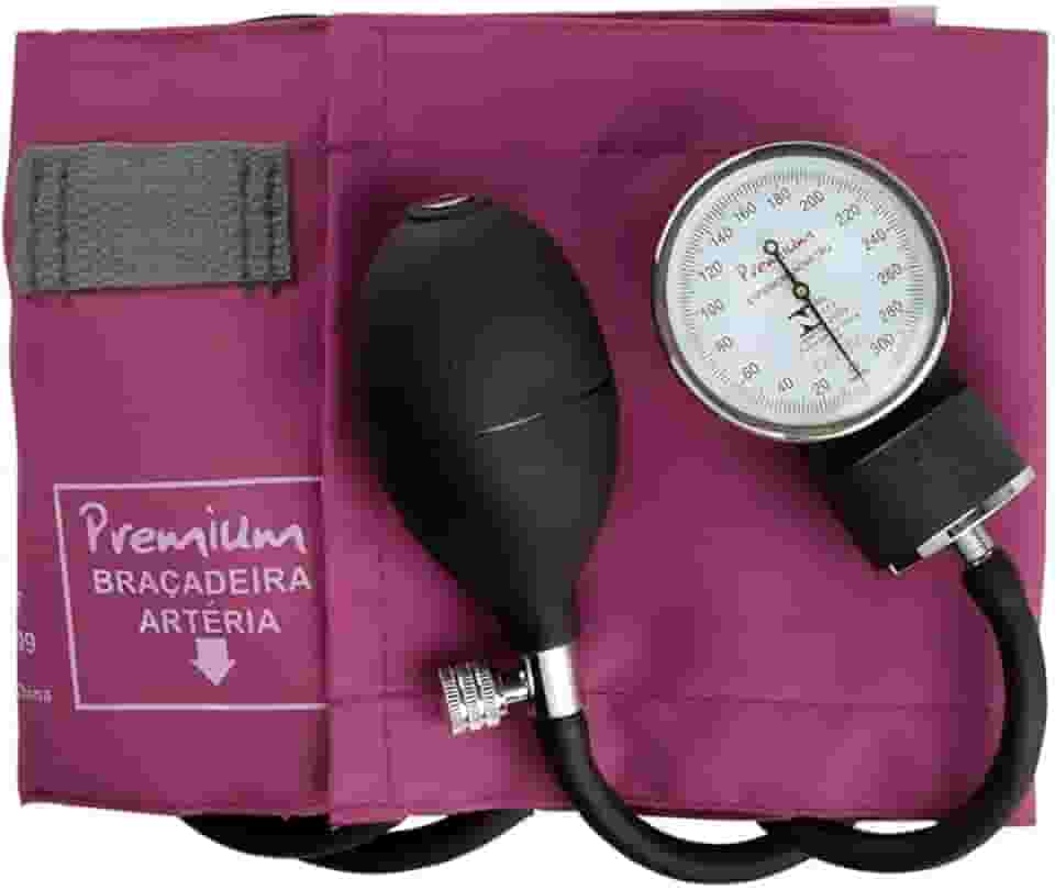 Esfigmomanômetro em Nylon Vinho Premium