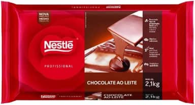 Barra de Chocolate ao Leite NESTLɮ 2,1kg