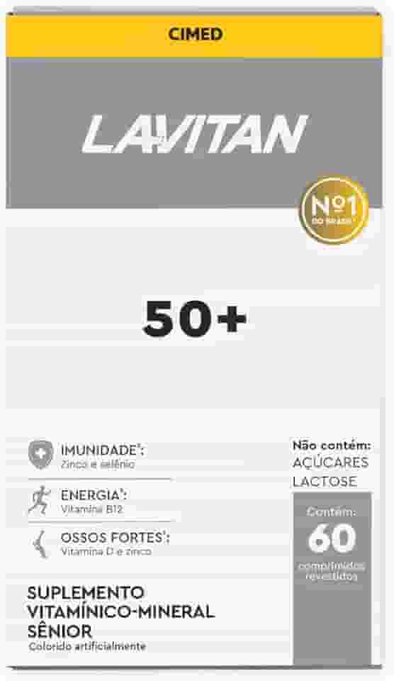 Multivitamínico Lavitan 50+ Com 60 Comprimidos