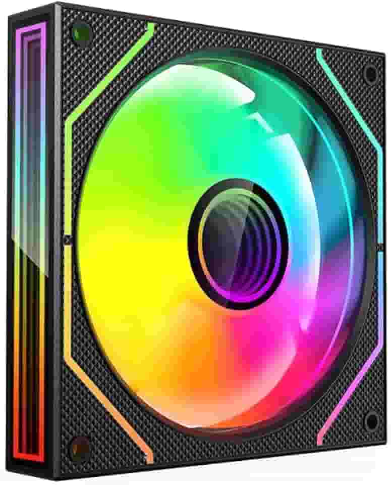 Cooler Fan para Gabinete C3Tech Gaming F9-L310BKRGB, 12 cm, Preto, Iluminação LED ARGB e Conector ARGB 6 pinos