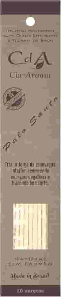 Incenso Vareta Palo Santo Óleo Essencial e Florais