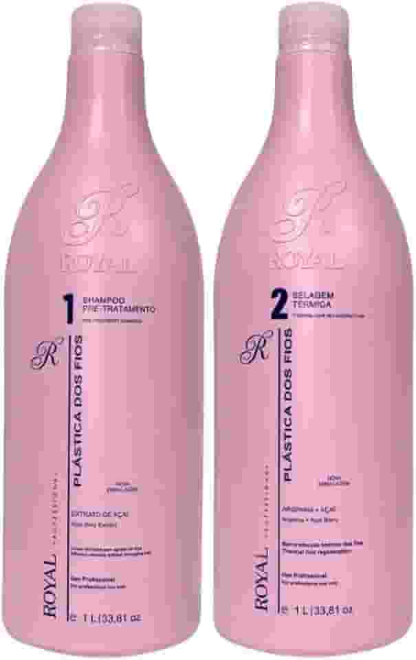 Kit Selagem Térmica Plástica dos Fios Açaí, 2x1000 ml, Royal
