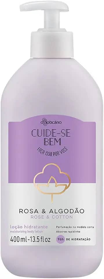 Cuide-se Bem Rosa E Algodão Loção Hidratante Desodorante 400ml