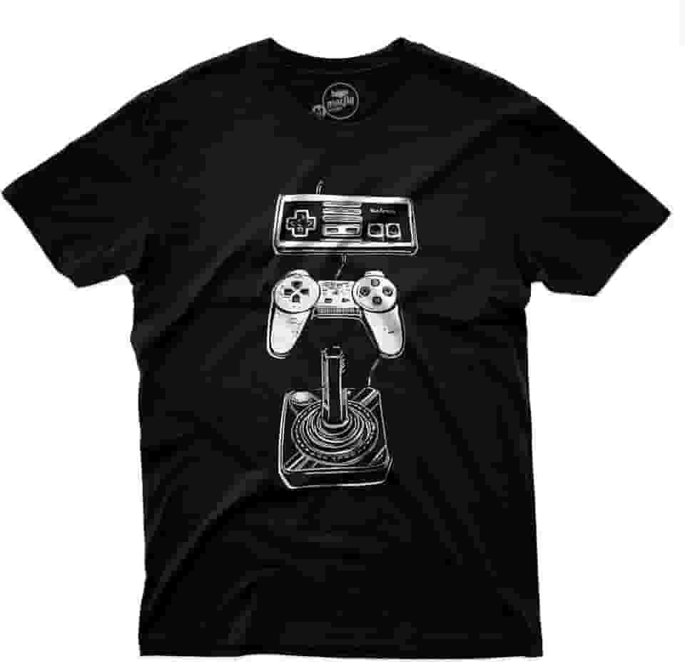 Camiseta Masculina Controles Videogame Gamer Geek Nerd