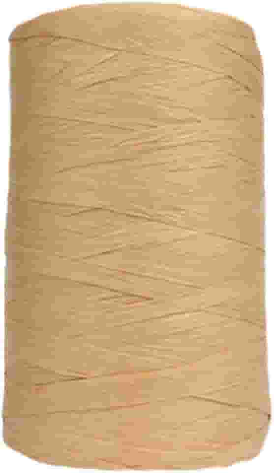 Fita marrom de crochê de papel raiom 316Yard para chapéu de sol de verão, bolsa de praia, decoração artesanal DIY