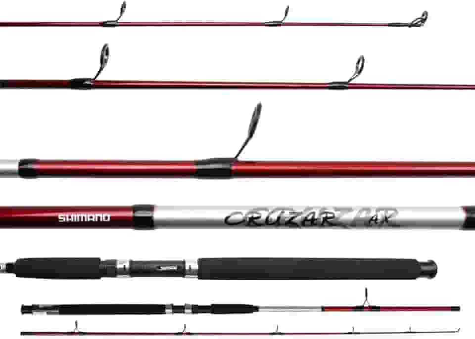 VARA PARA MOLINETE SHIMANO CRUZAR RED 7,0' (2,13M) 10-20LB - 2 PARTES