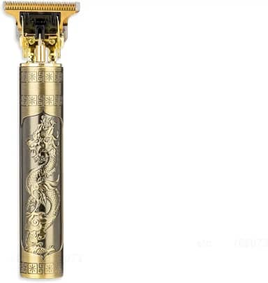 By Máquina Elétrica Masculina Recarregável de Cortar Cabelo e Barbear VINTAGE T9 (USB1 Dragon)