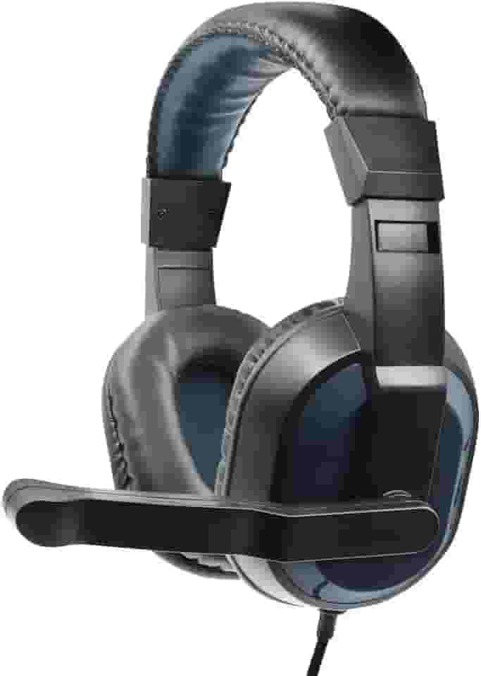 Geonav Fone de Ouvido com Microfone para Videochamadas & Reuniões Online, HSETSG, Preto