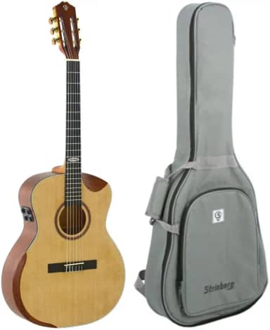 Violão Nylon Strinberg Galaxy Sc301hcr Ns Efeitos