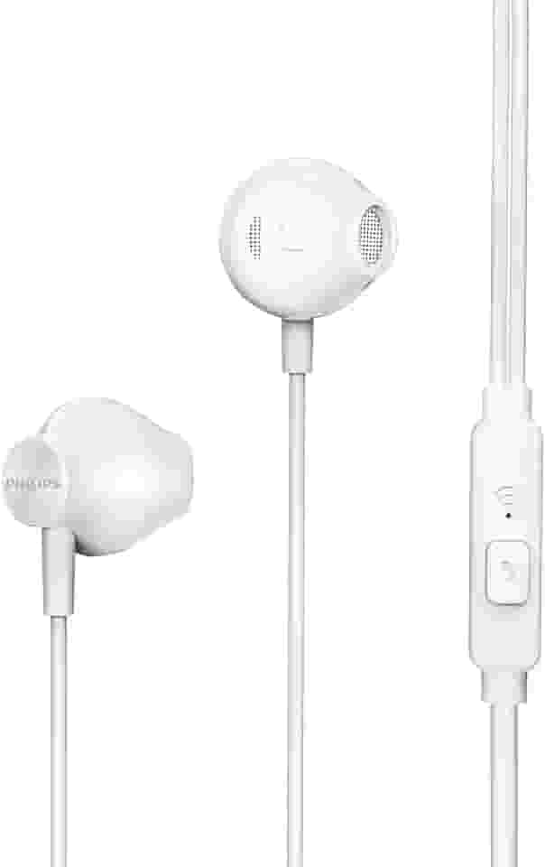 PHILIPS, Fone de Ouvido com Microfone, TAUE101WT/00, Com fio de 1,2 metros, intra-auricular, Branco