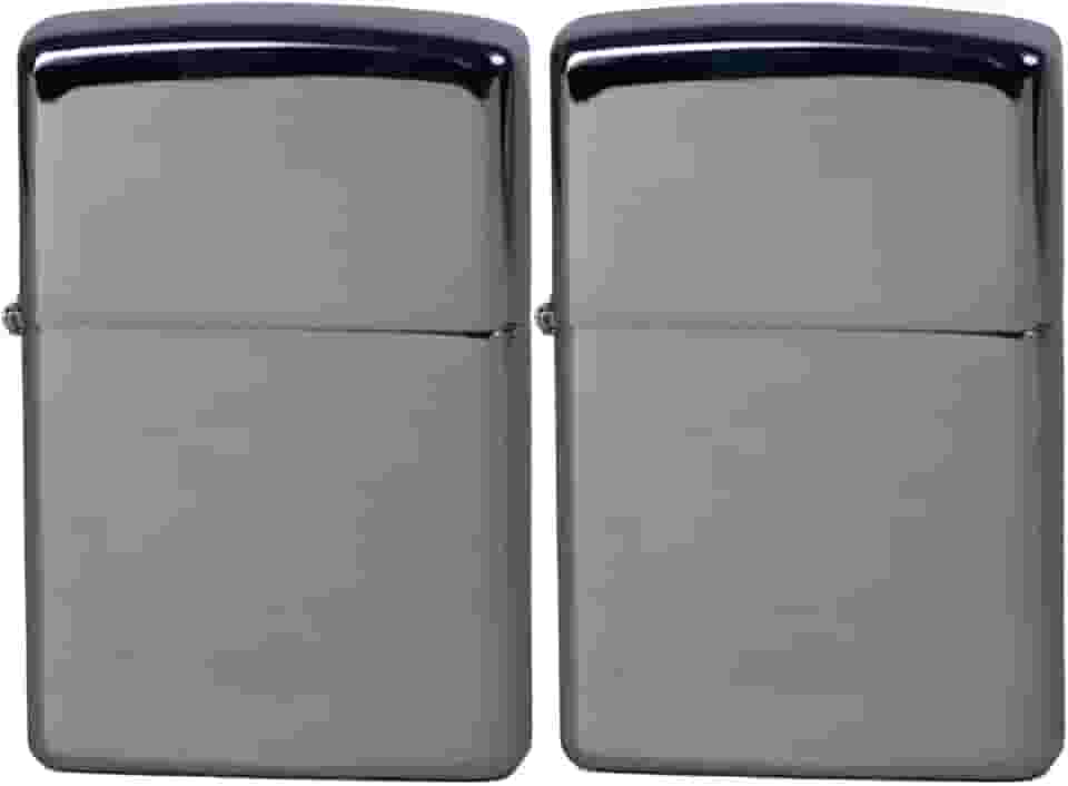 KIT 2 ISQUEIRO DE METAL VINTAGE CLÁSSICO RECARREGAVEL FLUIDO