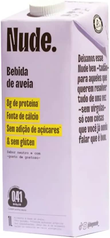 Nude Bebida de Aveia Tudão 1 l