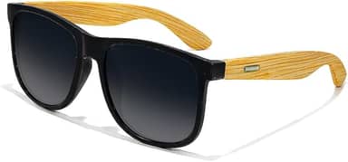 Óculos de Sol Madeira Bambu Premium Masculino Quadrado Verão