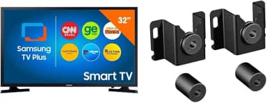 Smart TV Samsung UN32T4300AGXZD LED 32' HD com Suporte Fixo Universal Para TV ELG de 14' a 100'