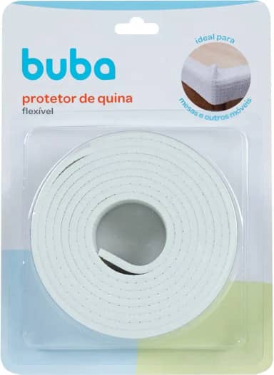 Buba Protetor De Quina E Borda - Flexível Em Rolo Branco