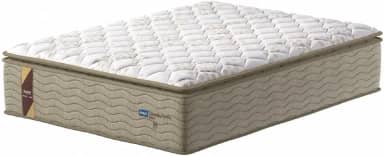 Colchão Casal Molas Guarda Costas Max 138x188x40cm Bege/Branco Probel - Suporta até 180kg por Pessoa