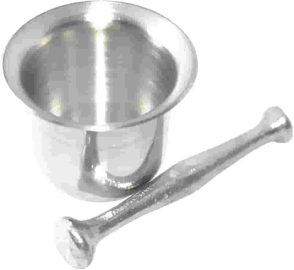 Socador de Alho Pilão Almofariz Em Alumínio Tradicional Elegante Para Uma Cozinha Eficiente Triturado de Temperos Trituração Premium para Sabores Autênticos