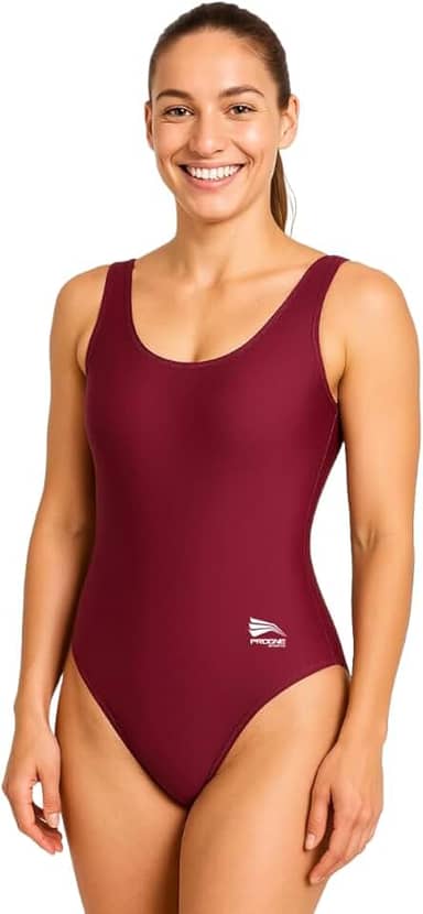 Body Maiô Feminino Natação Hidroginástica Regata Moda Praia Progne Sports