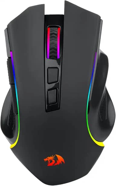 Mouse Gamer Redragon Griffin Pro RGB Preto PAW3212 4800DPI M602P-KS