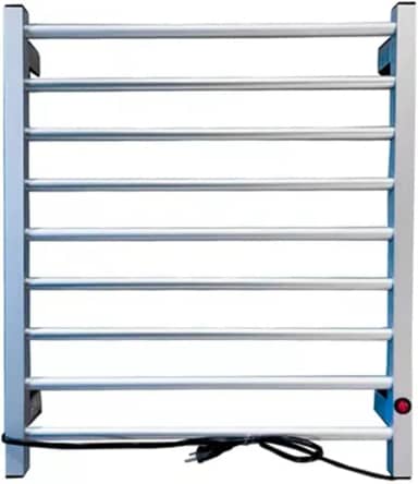 Toalheiro Térmico Elétrico para Toalhas, Design Moderno com Seletor de Voltagem 110/220 V (Branco)