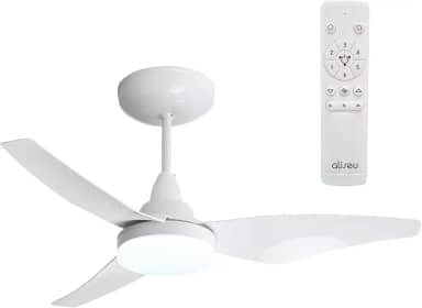 Ventilador de Teto Aliseu Mestre Branco Bivolt com Controle Remoto