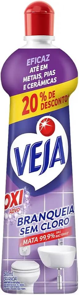 Veja Limpador De Banheiro Antibac Lavanda 500Ml Roxo