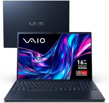 Notebook VAIO FE16 AMD® Ryzen 5-5625U Linux 16GB RAM 512GB SSD 16' IPS WUXGA - Cinza Grafite