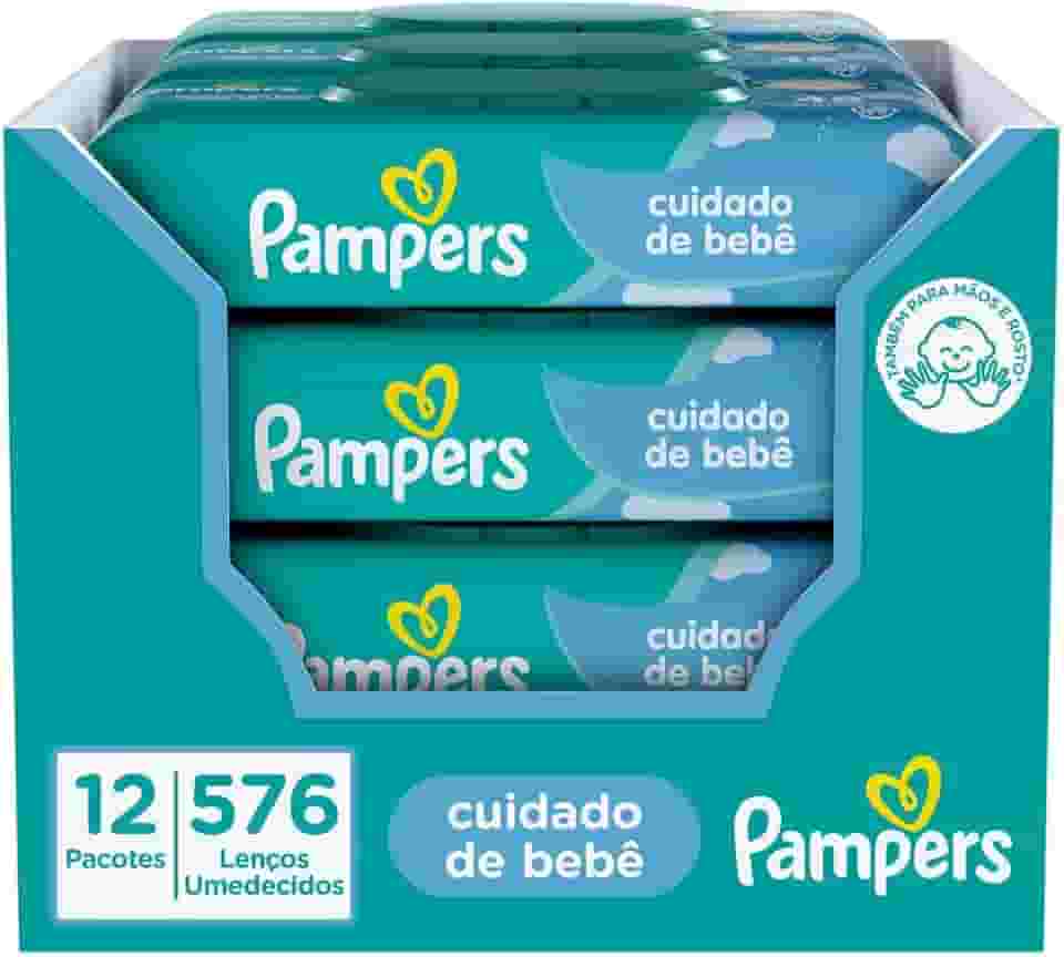 Pampers Cuidado de Bebê Lenços Umedecidos 576 un