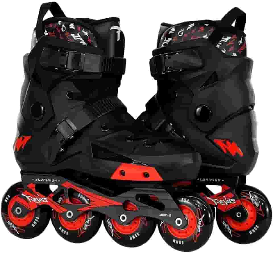 Patins Traxart Revolt Branco Inline Freestyle - 80mm ABEC-9