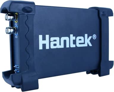 Hantek Laptop PC USB Armazenamento Digital Osciloscópio Virtual 2 Canais 20Mhz Osciloscopio Portátil Portátil (6022BE)