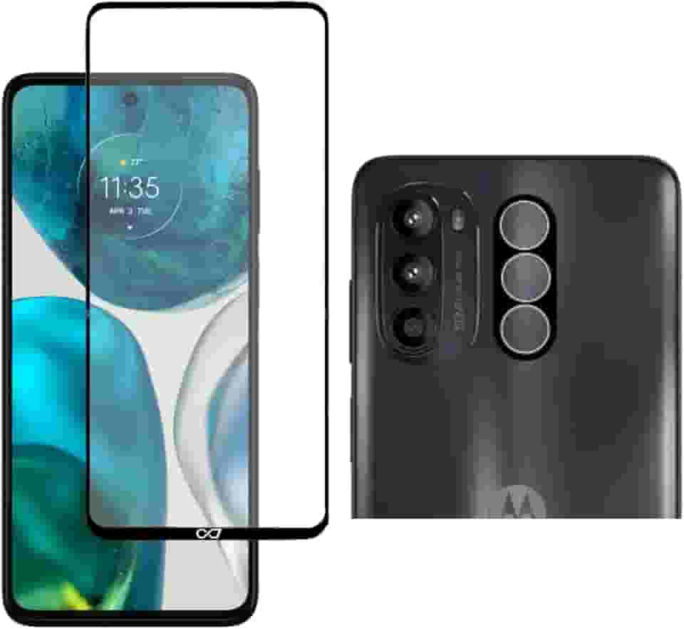 KIT Para Moto G52 Película De vidro 3D + Pelicula de Câmera (tela 6.6) (C7COMPANY)