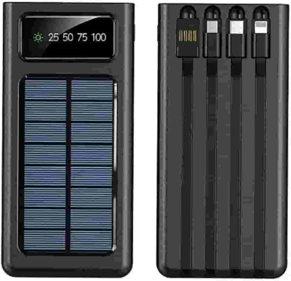 IT-BLUE Power Bank 10.000mAh 5 em 1 com Banco de Energia Solar MAX-0539