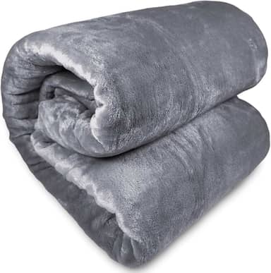 Cobertor Casal Corttex Lumini Super Soft Alta Gramatura 300g Manta Microfibra Poliéster Toque de Seda - Coberta Colcha (Cinza Grafite)