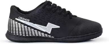 Chuteira Cronos Futsal Sola Costurada Futebol de Salão Masculino Feminino