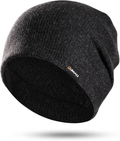 Gorro de caveira quente de inverno de lã - gorro de caveira masculino feminino para corrida, esqui, caminhada, 060-preto, Tamanho �nica