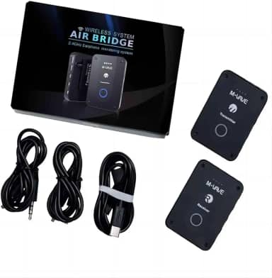 M-V-A-V-E WP-9 2,4 GHz fone de ouvido sem fio monitor sistema de transmissão transmissor e receptor recarregável 𝟚𝟘𝟚𝟜 𝕞𝕖𝕝𝕙𝕠𝕣 𝕢𝕦𝕒𝕝𝕚𝕕𝕒𝕕𝕖