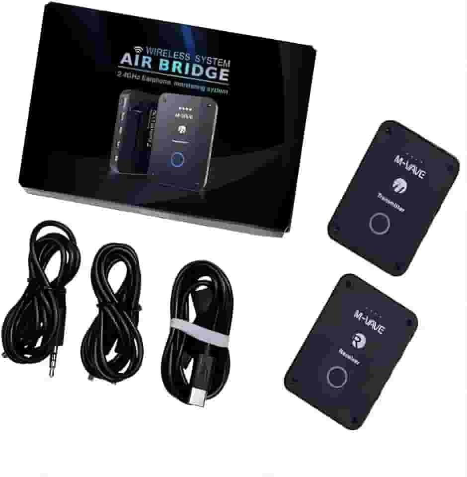 M-V-A-V-E WP-9 2,4 GHz fone de ouvido sem fio monitor sistema de transmissão transmissor e receptor recarregável 𝟚𝟘𝟚𝟜 𝕞𝕖𝕝𝕙𝕠𝕣 𝕢𝕦𝕒𝕝𝕚𝕕𝕒𝕕𝕖
